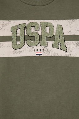Erkek _ocuk Haki Pijama Tak_m_ Sepette S_rpriz _ndirim - U.s. polo assn фото 5