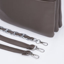 Сумка кросс-боди на молнии, цвет бронзовый - Simaland фото 6