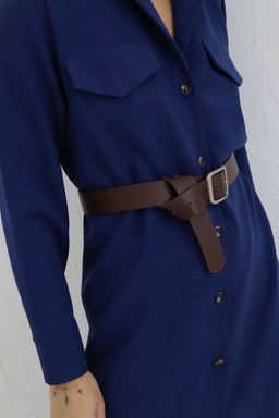 Платье-рубашка с английским воротником - Martichelli фото 388