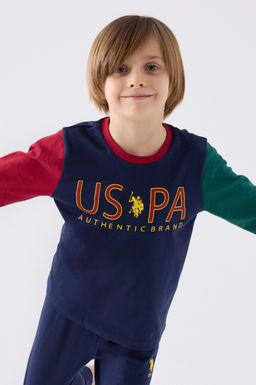 Erkek _ocuk Lacivert Pijama Tak_m_ Sepette S_rpriz _ndirim - U.s. polo assn фото 2