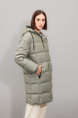 Regular Fit Kapusonlu Fermuarl? Cepli Parka - Defacto фото 2