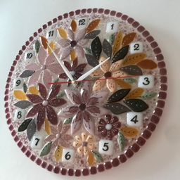 Настенные часы Сиреневые - Стрекоза фото 5