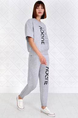 Арт. 2344 Костюм с брюками женский 44-52 (5 шт) Цвет:верх-серый, низ-серый - Калинка фото 13