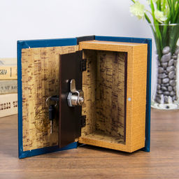 Шкатулка книга-сейф Евгений Онегин, дерево, искусственная кожа, 17?11?5 см