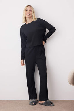 Antrasit Fitilli Orme Pijama Tak?m? THMAW21PT0009