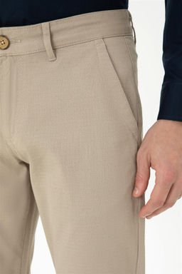 U. S. Polo Assn / Мужские темно-бежевые брюки из плотной ткани - U.s. polo assn фото 13