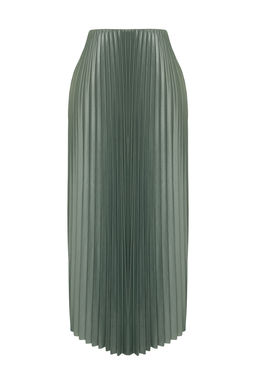 Mint Piliseli Maxi Esnek Orme Etek TWOSS24ET00041