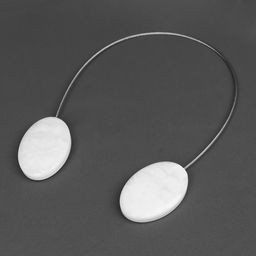 Подхват для штор Мраморный камень, 5 3,5 см, 21 см, цвет белый - Арт узор фото 2