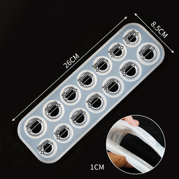 Молд силиконовый  «Кольца», 14 форм колец