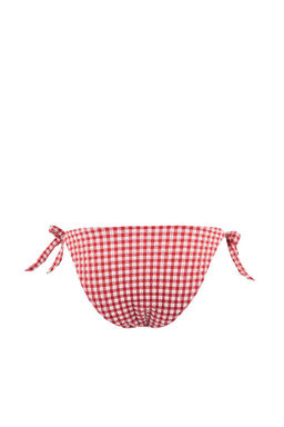 K?rm?z? Potikareli Dokulu F?rf?rl? Regular Normal Bel Bikini Alt? TBESS22BA0074