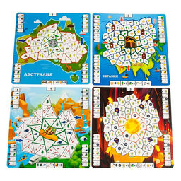 Настольная игра для детей на логику «Битва за цвет», 2-4 игрока, 8+