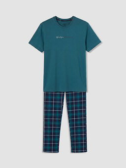 Regular Fit Ekose Erkek Pijama Tak?m?