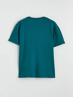 Bisiklet Yaka Strasbourg Bask?l? Erkek ?ocuk Ti??rt