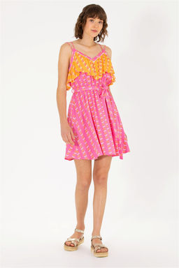 U. S. Polo Assn Женское тканое платье цвета фуксии - U.s. polo assn фото 11