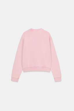 FADED SLOGAN SWEATSHIRT - Zara фото 2