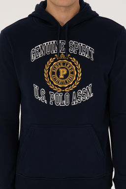 Erkek Regular Fit Kap__onlu _ardonlu Lacivert Sweatshirt - U.s. polo assn фото 6