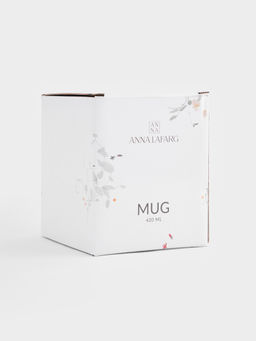 Кружка, 420 мл, фарфор N, белая, Цветы и листья, Primrose - Anna lafarg фото 8