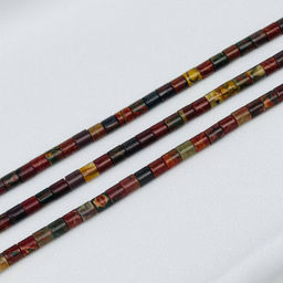 Бусины для украшений из Яшмы (Пикассо) 38 см