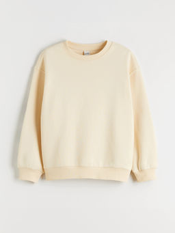 Bisiklet Yaka K?z ?ocuk Sweatshirt