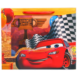 Пакет подарочный, 31×26×11 см, упаковка, Тачки