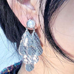 Серьги длинные на гвоздиках арт. 13 2923 (id 273071) - Rada фото 2