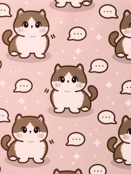 Обложка для паспорта Аниме Many cute cat, плотность 600 мкм