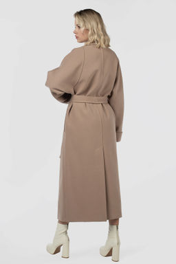 01-12022 Пальто женское демисезонное (пояс) - El podio фото 4