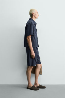 BERMUDA T?CNICA RELAXED FIT / Azul
