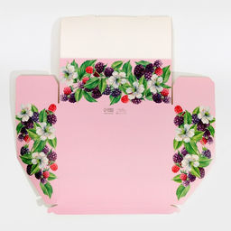 Цена за 5 шт. Коробка для кондитерских изделий с PVC-крышкой Ягоды, 25 х 22,5 х 10 см - Дарите счастье фото 6