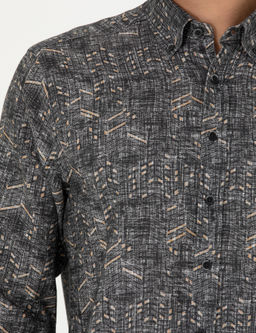 Siyah Regular Fit Uzun Kollu G_mlek - Pierre cardin фото 7