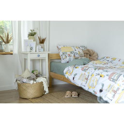 Постельное бельё 1.5-спальное «Этель» Fantastic town, бязь