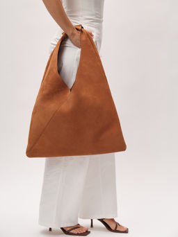 Замшевая сумка шоппер Luna DBR 31373 вуд  фото 4