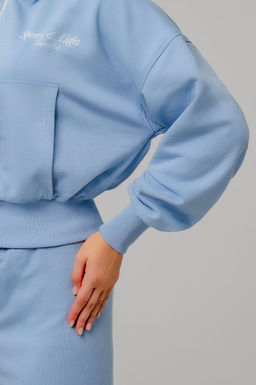 Арт. 2539/1 Костюм женский с брюками 42-48 (4 шт) Цвет:Голубой - Калинка фото 17