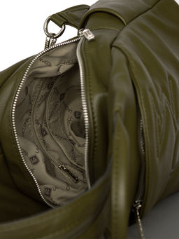 LACCOMA рюкзак Адель-24-L815-хаки эко кожа хлопок фото 4