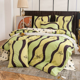 Комплект постельного белья Сатин 100% хлопок C605 2 спальный 70-70 2 шт;50-70 2 шт