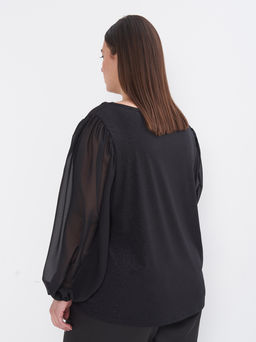 Блузка вечерняя BL68227BLK01 - Артесса фото 11