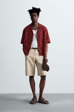 FLORAL TEXTURED SHIRT  OTIS KWAME KYE QUAICOE - Zara фото 9