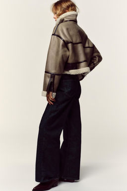 DOUBLE-FACED SHORT JACKET - Zara фото 6