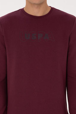 Erkek Bordo Sweatshirt