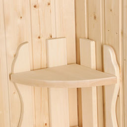 Полка для бани и сауны «Экстра», 65×26×26 см, липа, угловая, «Добропаровъ»