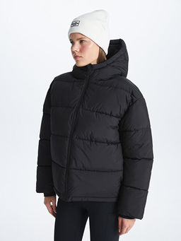 Kap??onlu D?z Uzun Kollu Kad?n ?i?me Mont - Waikiki фото 2