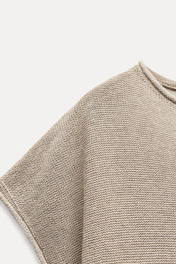 TURN-UP KNIT TOP - Zara фото 14