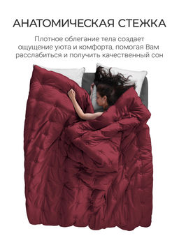 Одеяло Cloud Wine 175х200 теплое 300г/м2 ЕС-5827 - Espera фото 5