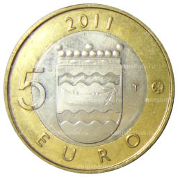 5 евро 2011 года Финляндия  Исторические регионы Финляндии  Уусимаа