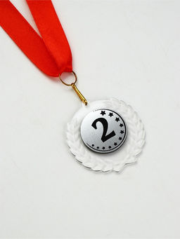 Медаль призовая «2 место», на ленте
