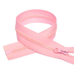 Молния Mzip трактор №5 1 замок усил.зв., 50см, цв.F134 св.розовый уп.10шт