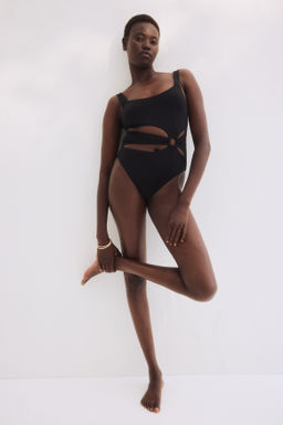 Padded-cup High Leg Swimsuit - H&m фото 2