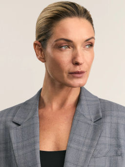 Однобортный жакет в клетку / Zarina  фото 6