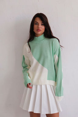 Martichelli Свитер мятно-белый  фото 2