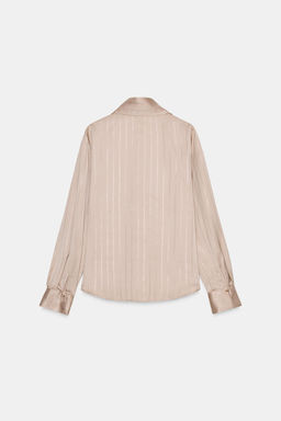 METALLIC THREAD APPLIQU_ BLOUSE - Zara фото 7